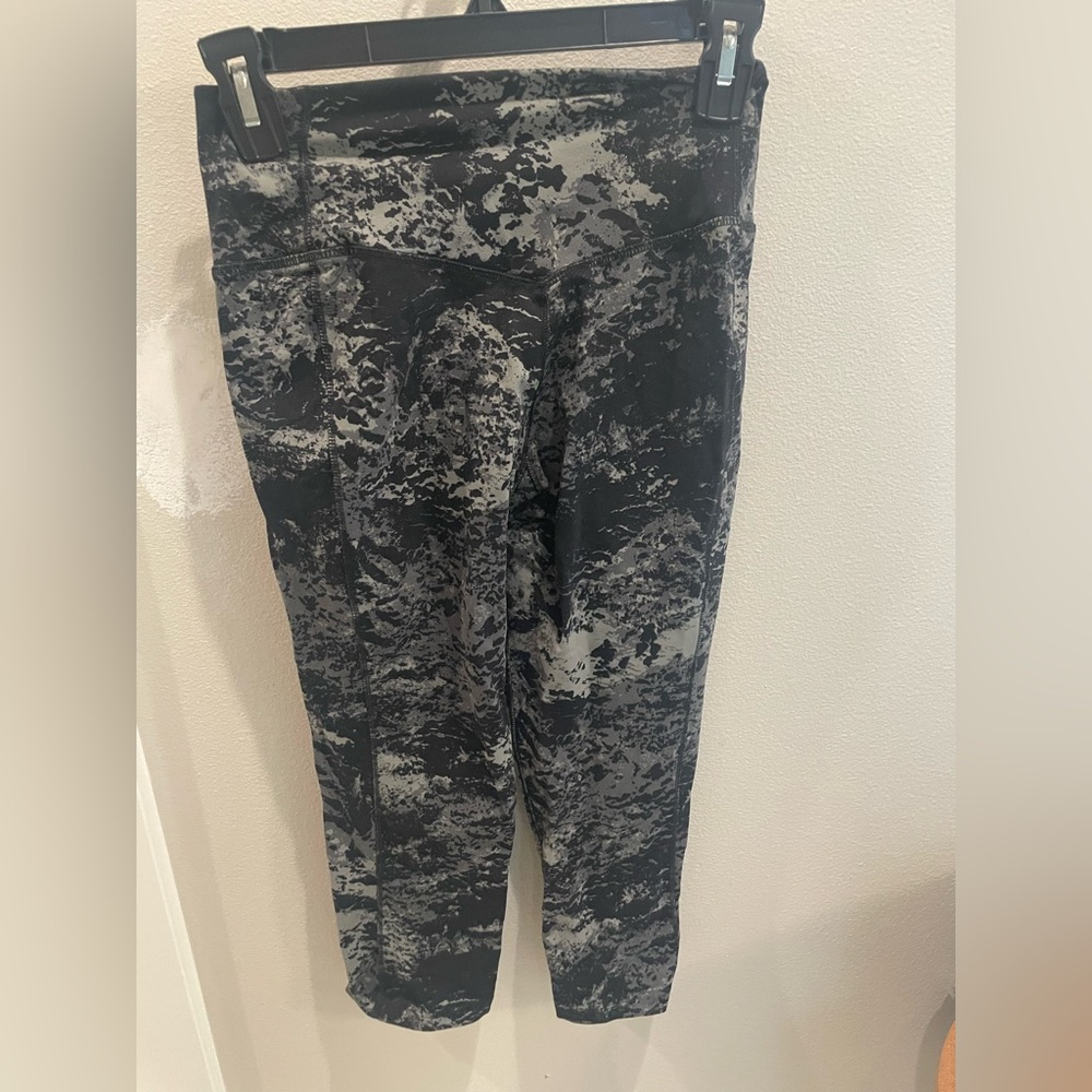 Nike Black and Gray Leggings